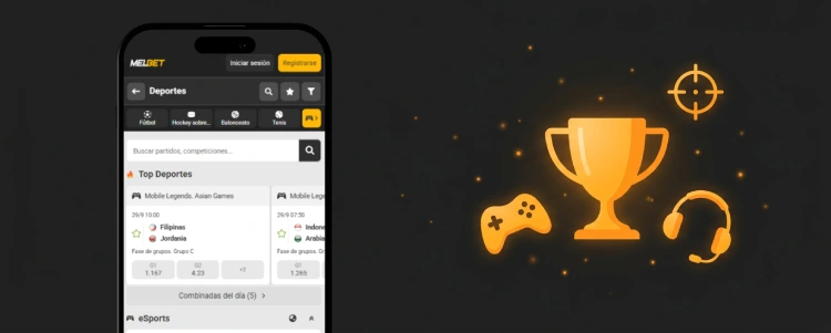Juegos de esports disponibles en Melbet