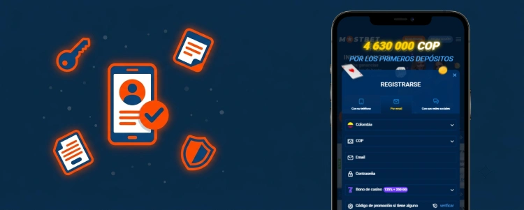 ¿Cómo registrarse desde las aplicaciones Mostbet?