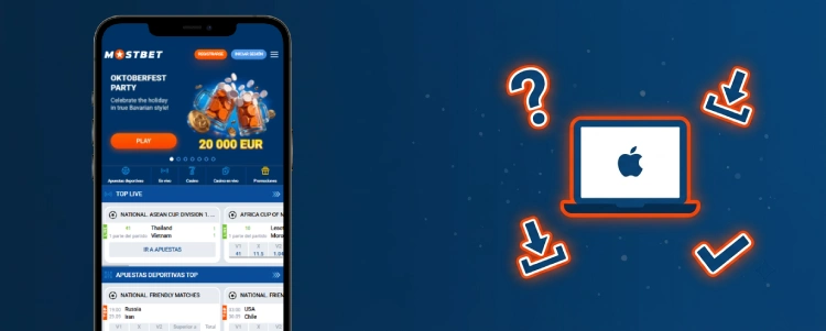 ¿Existe una aplicación Mostbet para macOS?